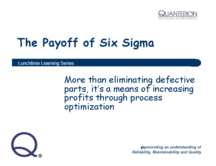 Q LL Six Sigma